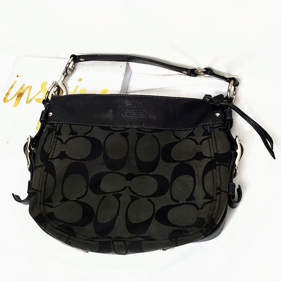 Coach Handbags - Coach Hobo Zoe Signature Jacquard Shoulder Bag